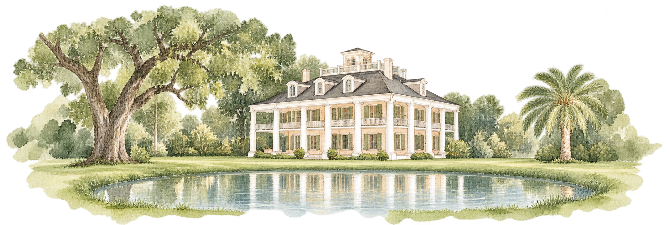 Houmas House watercolour